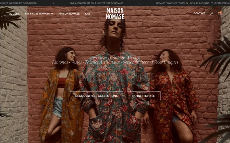 Boutique Shopify Shopify : Maison NomaSé