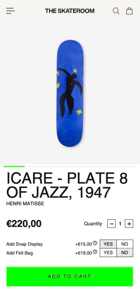 Refonte Shopify : The Skateroom